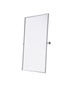 Elegant Lighting Amoura Metal Frame Mirror 48 Inch W x 30 Inch H in Silver Model: MR6H4830SIL