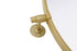 Elegant Lighting Amoura Metal Frame Round Mirror D24 Inch in Brass Model: MR6G24BRA