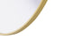 Elegant Lighting Amoura Metal Frame Round Mirror D24 Inch in Brass Model: MR6G24BRA