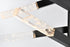 Elegant Lighting Ari 12 Light Pendant L48 Inch H36 Inch L12 Black in Black and Clear Finish Model: 2085L6BK