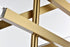 Elegant Lighting Ari 12 Light Pendant L48 Inch H36 Inch L12 Satin Gold in Satin Gold and Clear Finish Model: 2085L6SG