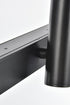 Elegant Lighting Ari 8 Light Pendant L48 Inch H22 Inch L8 Black in Black and Clear Finish Model: 2085L4BK