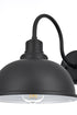 Elegant Lighting Aron 1 Light Wall Sconce W9.5 Inch xH11 Inch xE14 Inch in Black Model: OD801W11BK