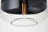 Elegant Lighting Ashwell 1 Light Black Pendant With Clear Glass in Black and Clear Finish Model: LD2243BK