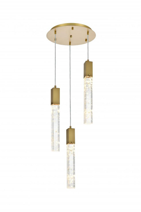 Elegant Lighting Aurora 16 inch Chandelier in Black in Black and Clear Finish Model: 2089D16BK