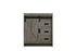 Elegant Lighting Austin Vanity Cabinet 1Dr 2Dw 30 Inch x34 Inch x22 Inch in Rustic Grey Model: VF90530RG
