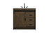 Elegant Lighting Austin Vanity Cabinet 1Dr 2Dw 36 Inch x34 Inch x22 Inch in Expresso Model: VF90536EX