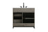 Elegant Lighting Austin Vanity Cabinet 1Dr 2Dw 36 Inch x34 Inch x22 Inch in Rustic Grey Model: VF90536RG