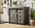 Elegant Lighting Austin Vanity Cabinet 1Dr 2Dw 36 Inch x34 Inch x22 Inch in Rustic Grey Model: VF90536RG