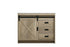 Elegant Lighting Austin Vanity Cabinet 1Dr 2Dw 42 Inch x34 Inch x22 Inch in Natural Oak Model: VF90542NT