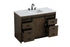 Elegant Lighting Austin Vanity Cabinet 1Dr 4Dw 48 Inch x34 Inch x22 Inch in Expresso Model: VF90548EX