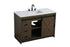 Elegant Lighting Austin Vanity Cabinet 1Dr 4Dw 48 Inch x34 Inch x22 Inch in Expresso Model: VF90548EX