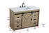 Elegant Lighting Austin Vanity Cabinet 1Dr 4Dw 48 Inch x34 Inch x22 Inch in Natural Oak Model: VF90548NT