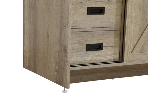 Elegant Lighting Austin Vanity Cabinet 1Dr 4Dw 48 Inch x34 Inch x22 Inch in Natural Oak Model: VF90548NT