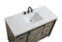 Elegant Lighting Austin Vanity Cabinet 1Dr 4Dw 48 Inch x34 Inch x22 Inch in Rustic Grey Model: VF90548RG