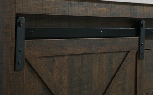 Elegant Lighting Austin Vanity Cabinet 1Dr 4Dw 54 Inch x34 Inch x22 Inch in Expresso Model: VF90554EX