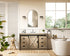 Elegant Lighting Austin Vanity Cabinet 1Dr 4Dw 54 Inch x34 Inch x22 Inch in Natural Oak Model: VF90554NT