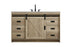 Elegant Lighting Austin Vanity Cabinet 1Dr 4Dw 54 Inch x34 Inch x22 Inch in Natural Oak Model: VF90554NT