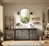 Elegant Lighting Austin Vanity Cabinet 1Dr 4Dw 60 Inch x34 Inch x22 Inch in Rustic Grey Model: VF90560RG
