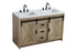 Elegant Lighting Austin Vanity Cabinet 2Dr 2Dw 54 Inch x34 Inch x22 Inch in Natural Oak Model: VF90554DNT
