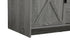 Elegant Lighting Austin Vanity Cabinet 2Dr 2Dw 54 Inch x34 Inch x22 Inch in Rustic Grey Model: VF90554DRG