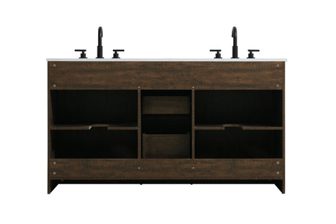 Elegant Lighting Austin Vanity Cabinet 2Dr 2Dw 60 Inch x34 Inch x22 Inch in Expresso Model: VF90560DEX