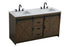 Elegant Lighting Austin Vanity Cabinet 2Dr 2Dw 60 Inch x34 Inch x22 Inch in Expresso Model: VF90560DEX