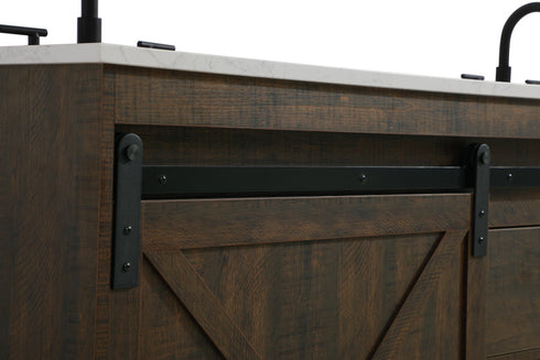 Elegant Lighting Austin Vanity Cabinet 2Dr 2Dw 60 Inch x34 Inch x22 Inch in Expresso Model: VF90560DEX