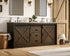 Elegant Lighting Austin Vanity Cabinet 2Dr 2Dw 72 Inch x34 Inch x22 Inch in Expresso Model: VF90572DEX