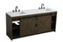 Elegant Lighting Austin Vanity Cabinet 2Dr 2Dw 72 Inch x34 Inch x22 Inch in Expresso Model: VF90572DEX