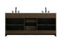 Elegant Lighting Austin Vanity Cabinet 2Dr 2Dw 72 Inch x34 Inch x22 Inch in Expresso Model: VF90572DEX