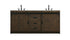 Elegant Lighting Austin Vanity Cabinet 2Dr 2Dw 72 Inch x34 Inch x22 Inch in Expresso Model: VF90572DEX