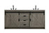 Elegant Lighting Austin Vanity Cabinet 2Dr 2Dw 72 Inch x34 Inch x22 Inch in Rustic Grey Model: VF90572DRG