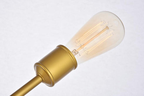 Elegant Lighting Axel 10 Lights in Brass Pendant Model: LD8019D28BR