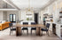Elegant Lighting Axel 10 Lights in Brass Pendant Model: LD8019D28BR