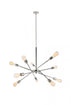 Elegant Lighting Axel 10 Lights polished Nickel Pendant Model: LD8018D28PN