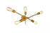 Elegant Lighting Axel 5 Lights in Brass Wall Sconce Model: LD8022W24BR