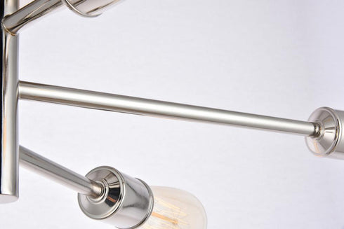 Elegant Lighting Axel 5 Lights polished Nickel Wall Sconce Model: LD8021W24PN