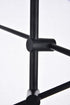 Elegant Lighting Axel 6 Lights Black Pendant in Black and Brass Finish Model: LD8009D42BK