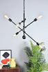 Elegant Lighting Axel 6 lights black pendant with chain Model: LD8006D29BLA