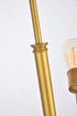 Elegant Lighting Axel 6 Lights in Brass Pendant Model: LD8017D18BR