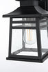 Elegant Lighting Bambrey 7 inch Outdoor Pendant in Black Model: OD352W12BK