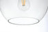Elegant Lighting Baxter 10 inch Pendant Clear Shade in Satin Gold in Satin Gold and Clear Finish Model: LD2212SG