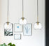 Elegant Lighting Baxter 36 inch Pendant Clear Shade in Satin Gold in Satin Gold and Clear Finish Model: LD2236SG
