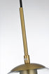 Elegant Lighting Baxter 41.5 inch Pendant Clear Shade in Satin Gold in Satin Gold and Clear Finish Model: LD2228SG