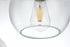 Elegant Lighting Baxter 54 inch Pendant Clear Shade in Satin Gold in Satin Gold and Clear Finish Model: LD2230SG