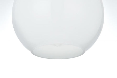 Elegant Lighting Baxter 8 inch Flush Mount Frosted White Shade in Satin Gold in Satin Gold and Frosted White Finish Model: LD2205SG