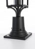 Elegant Lighting Belgrade 7 inch Outdoor Pendant in Black Model: OD311P19BK