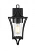 Elegant Lighting Belgrade 7 inch Outdoor Pendant in Black Model: OD311W16BK
