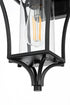 Elegant Lighting Belgrade 7 inch Outdoor Pendant in Black Model: OD311W16BK